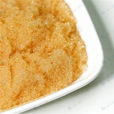 Résine échangeuse de cations acide fort de type gel de qualité alimentaire TC0010FG